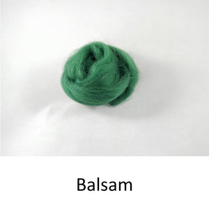 Wool top, Merino 21 micron, Colour:  Balsalm